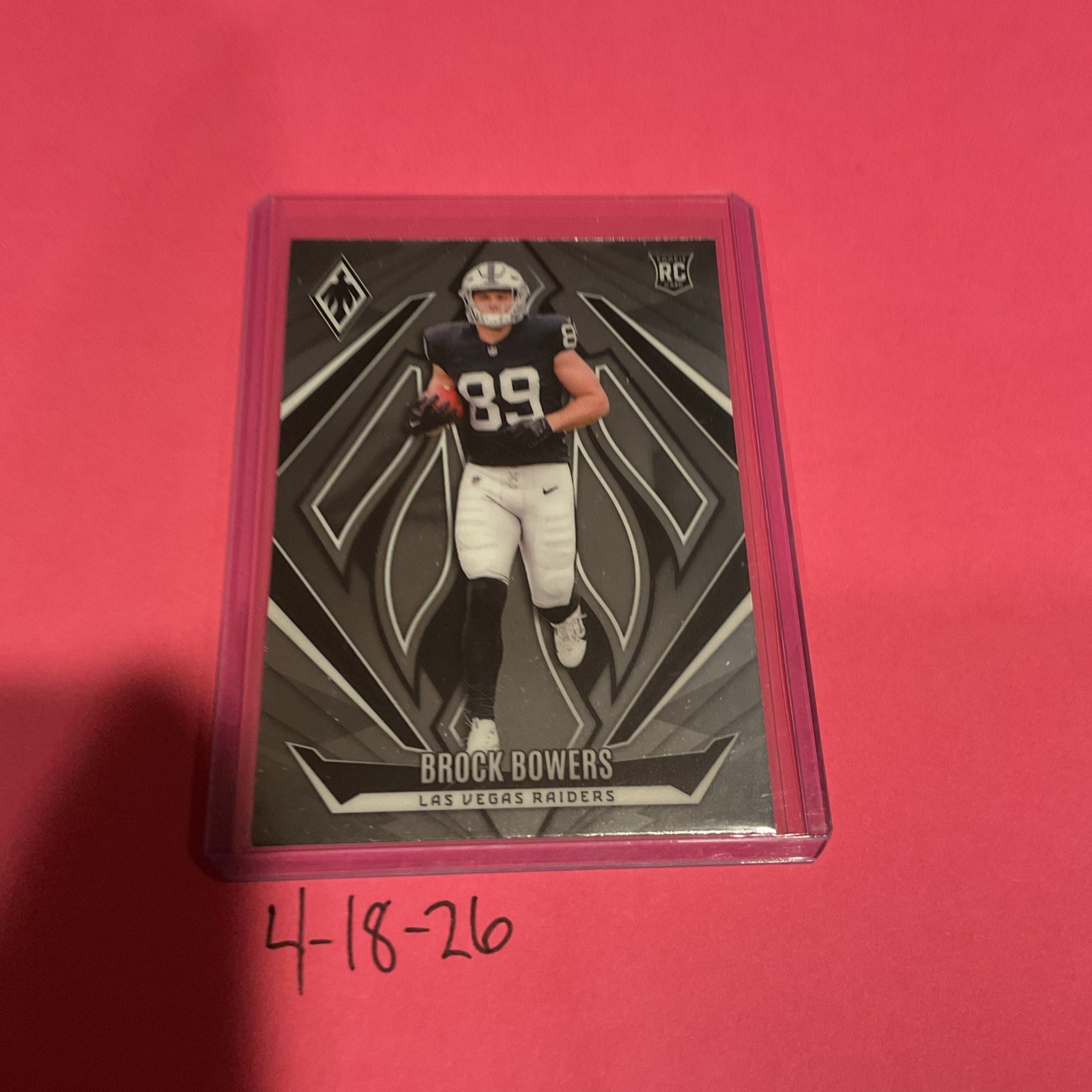 2024 Panini Phoenix - Rookies Brock Bowers #165 Silver (RC)