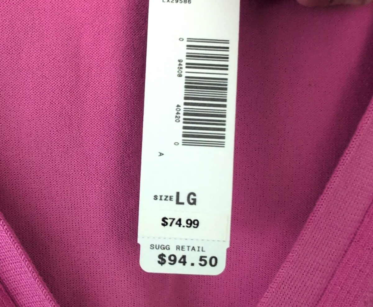 New Pendleton Size L Pink Silk Blend Sweater w/ Tags Spring Summer