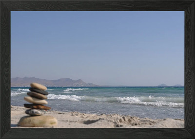 Kos Beach Framed Wall Art Poster Canvas Print Picture