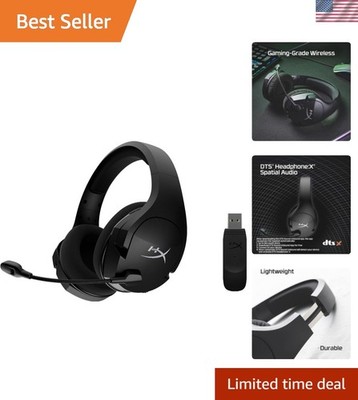 Lightweight Cloud Stinger Core Wireless Headset - Immersive DTS Sound for Gamers