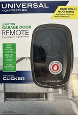 CHAMBERLAIN Universal 2 - Button Visor Garage Door Opener Remote KLIK5U-BK2
