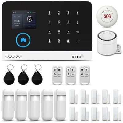 PGST Alarmanlage Home, Wifi Wireless Haus App Alarm Anruf UVP 139£