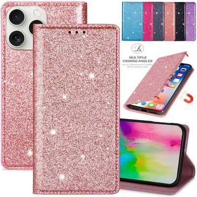 Für Apple iPhone 17 16 Pro Max Plus 15 14 13 12 Handy Schutz Hülle Glitzer Case