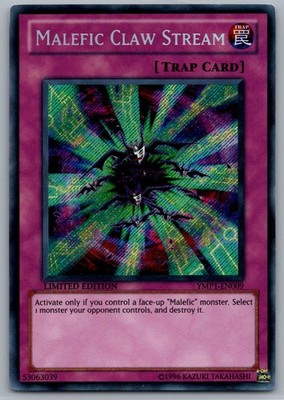 Malefic Claw Stream 1st Ed Secret Rare Bonds Beyond Time Movie Pack YMP1-EN009