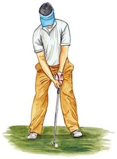 Decal Vinyl Sticker Golfer Made in USA