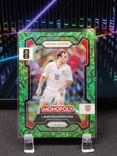 Landon Donovan 2026 Monopoly FIFA World Cup Prizm Green Wave Refractor SP USA