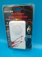 SCREAM Ghost Face Voice Changer 7 Modes Halloween Costume Accessory Collectible