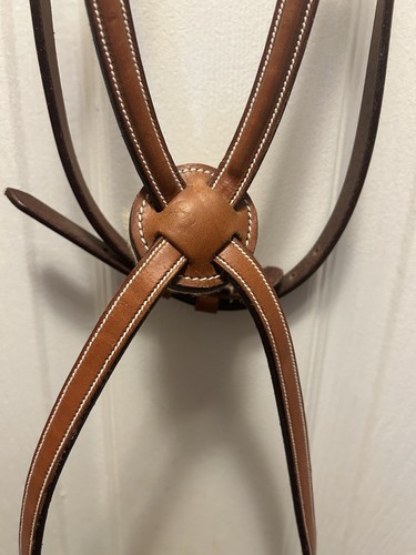 Figura ocho banda nasal hecha en Inglaterra por Harry Dabbs Horse talla NUEVO - Imagen 2 de 5