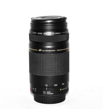 Canon 75-300mm F/4.0-5.6 II USM Full Frame Auto Focus EF Mount Telephoto Lens