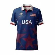 USA T20 World Cup 2026 Cricket Fan Jersey   ICC World Cup Supporter Shirt