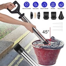 Mortar Pointing Grouting Gun Set Brick Paving Slabs Cement Tile Tool W/6 Nozzles