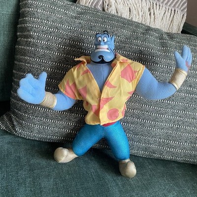 Disney Vintage 1993 Aladdin Genie große Plüsch Stofftier Puppe Mattel Spielzeug 30 cm
