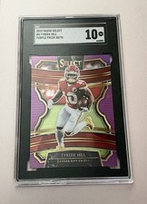 2019 Panini Select - Concourse Tyreek Hill #8 Purple Prizm /75