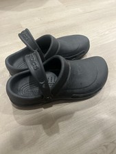 Crocs Bistro Black Work Clogs Slip On Oil Resistant Classic Shoes Men's Size 12