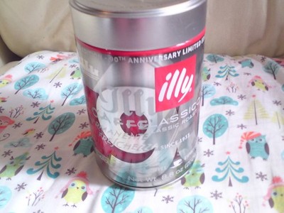 Illy Kaffee Vorratsdose Limited Edition 90th Anniversary Rot Silber Aufbewahrung Geschenk