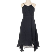J. Crew Silk Chiffon Cocktail Dress Size 6 Asymmetric Hem