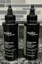 (2)Cooling Scalp Serum, Dandruff Treatment, For Coily Hair - Exp Date 08/2025