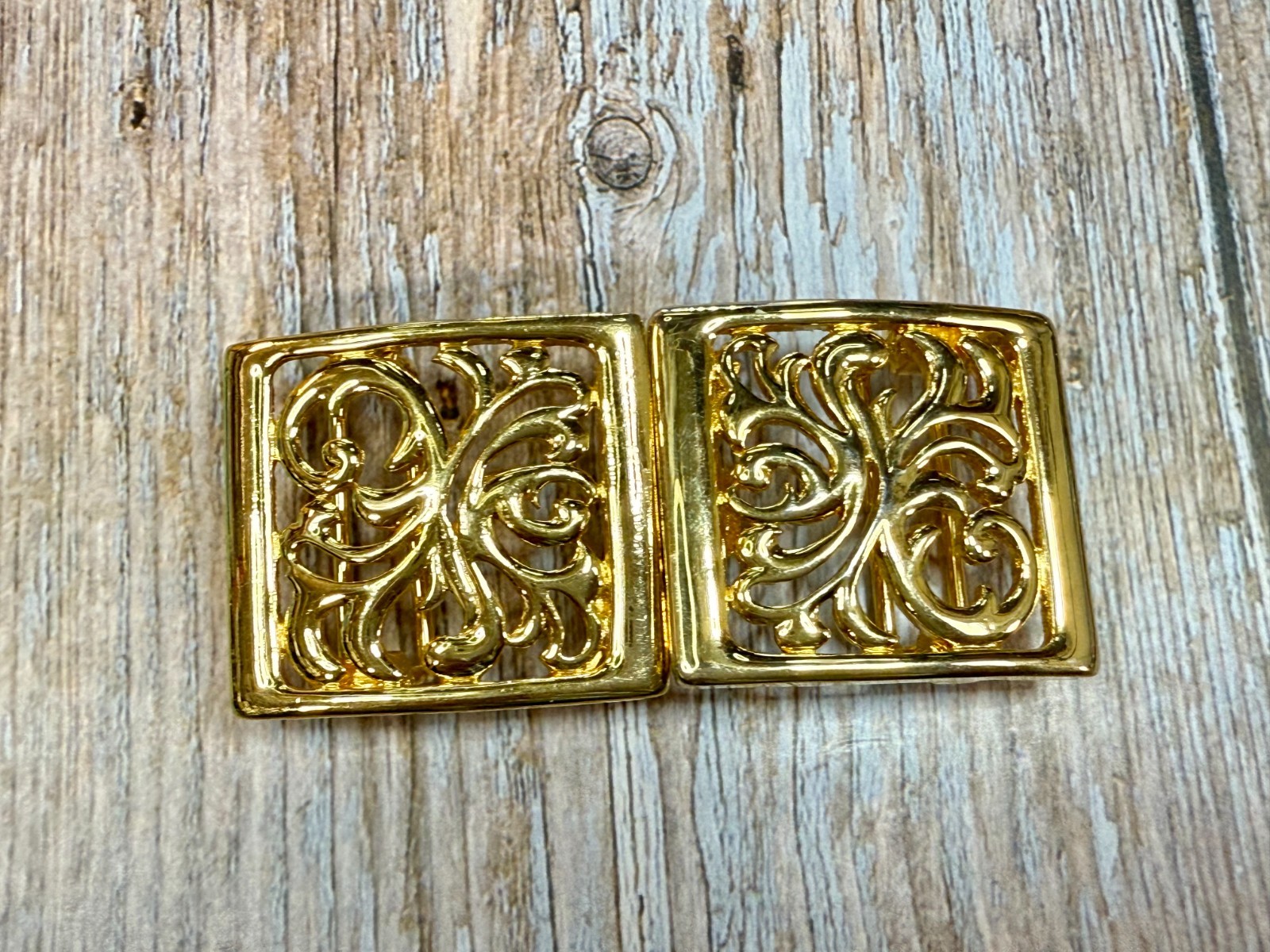 Modernest Square Openwork  Interlocking Two Piece… - image 17