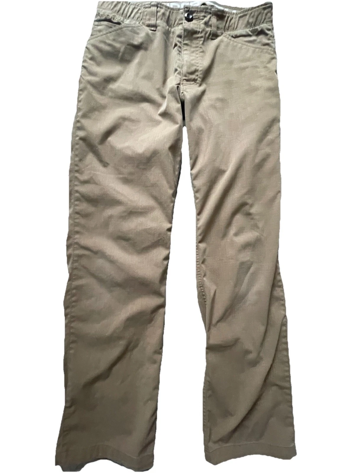 Under Armour Pants Mens 32x32 Loose Fit 5 Pocket Outdoor Hiking Lightweight Tan