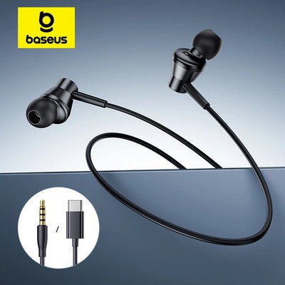 Baseus Encok CZ11 HZ11 Wired Earphones Type-C 0.14 in Jack Wired Headphones