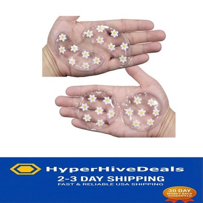 Reusable Gel Ice Pack Eye Pads - Soothing Under Eye Treatment for Stress Relief