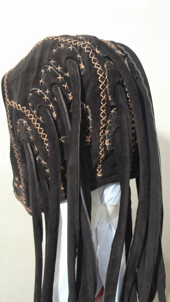 Medusa leather helmet, Leather Helmet, Medusa head wears, Oakley(copy) - Image 3 of 4