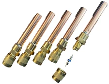 NEW - 3/8" Copper Tube Universal Line Service Valves Schrader Core Tubing CTE38