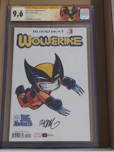 Wolverine: Blood Hunt #1, CGC Graded 9.6, Signed by Skottie Young, Custom Label