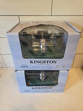 2 KB601PX Restoration 4-Inch Centerset Lavatory Faucets with Porcelain Cross Han