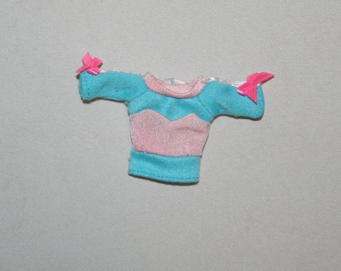 Small Fashion Doll Little sister like Skipper Kelly Barbie others tiny t-shirt