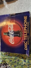Cola Coca Blinking Disc Telephone Neon Lights Musical Ringer New Old Stock