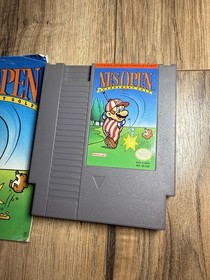 NES Open Tournament Golf with Mario and Luigi Nintendo NES Cartridge & Manual
