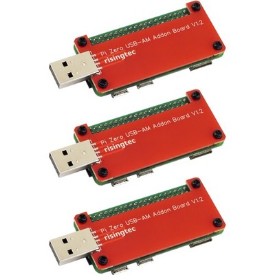 3 Pack USB Dongle Breakout Board USBA Male Expansion For Raspberry Pi Zero