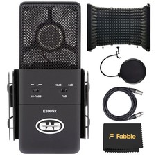 CAD Audio E100Sx Large Diaphragm Supercardioid Condenser Microphone Bundle