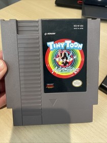 Tiny Toon Adventures (Nintendo NES Cartridge 1991) Game With Sleeve