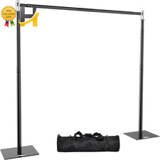 Pipe and Drape Backdrop Stand 10FT X 8FT Adjustable Backdrop Stand Heavy Duty