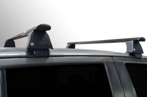 Bare Roof Rack Cross Bars Set for FIAT Idea 5 Door 05-12 Black - 2 cross bars - Изображение 4 из 4