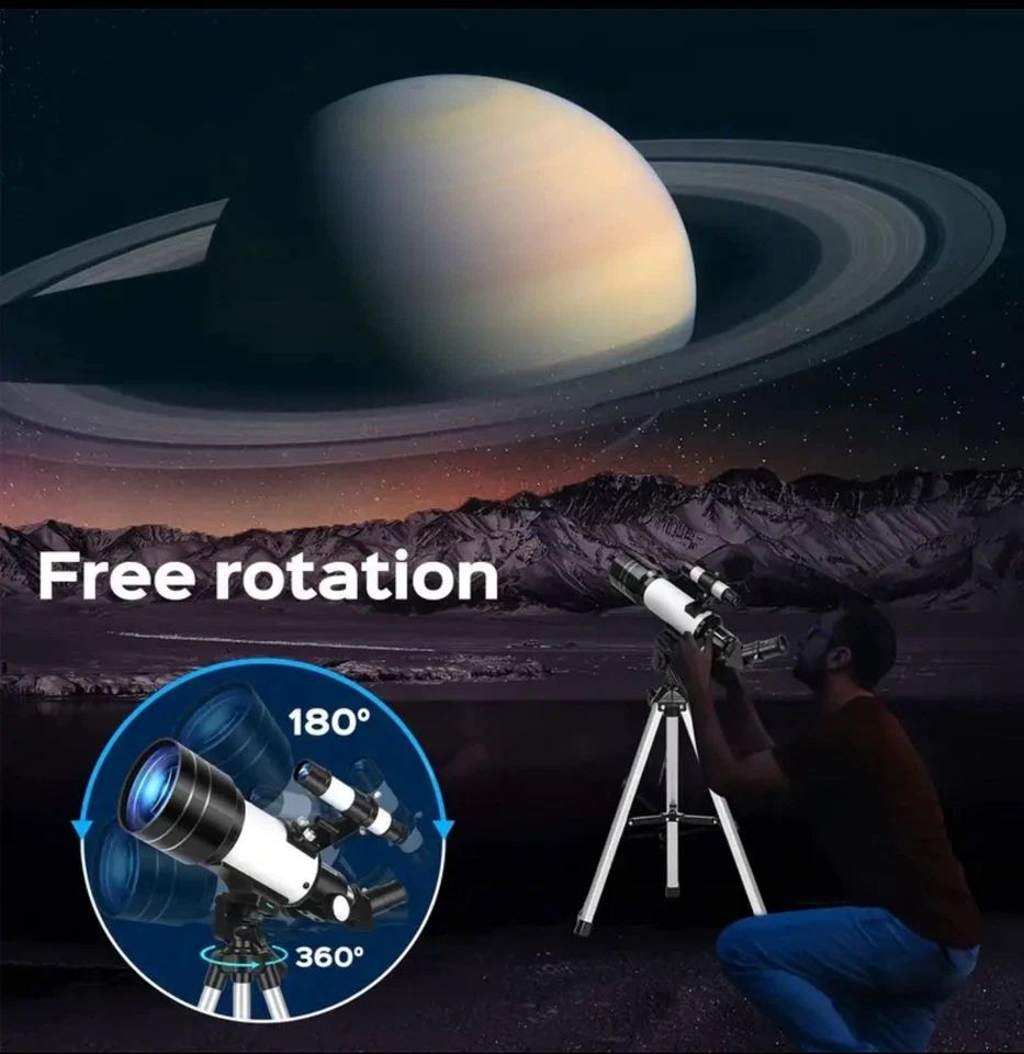 Telescope 150X 70mm ,high magnification portable astronomical telescope - Image 4 of 4