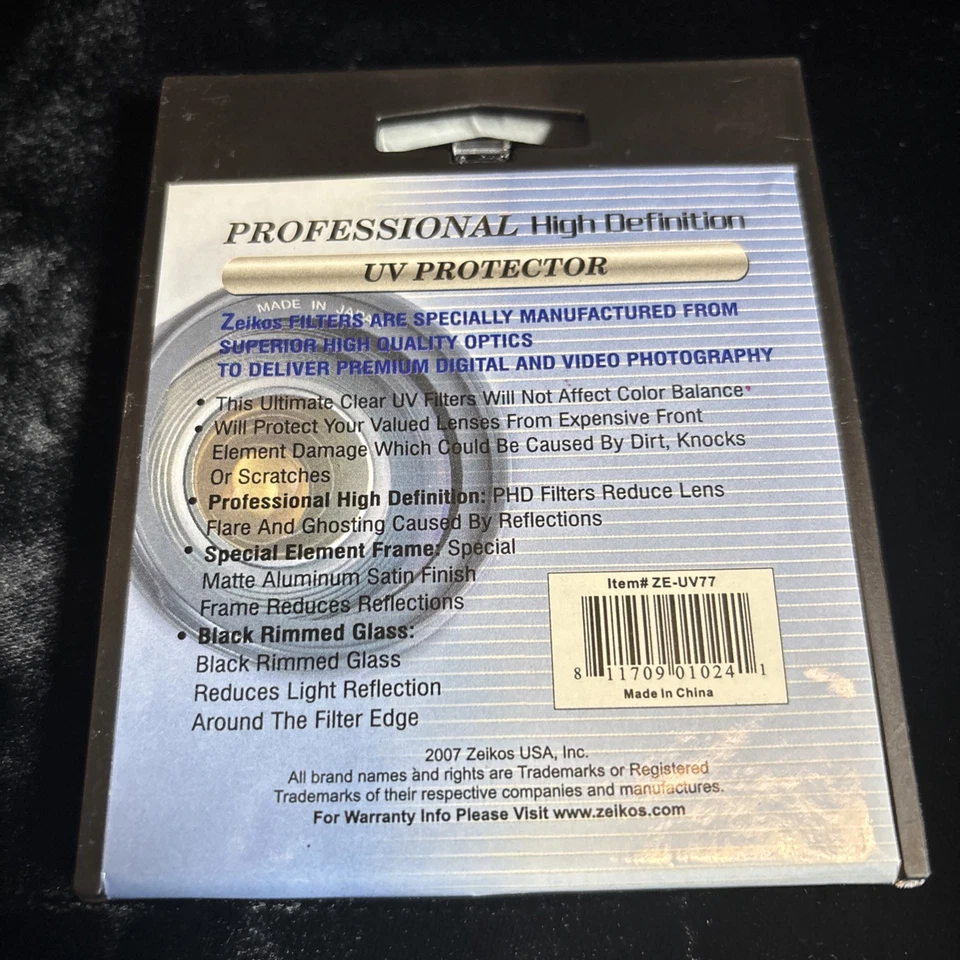 Zeikos ZE-UV77 77mm Filter - Image 2 of 4