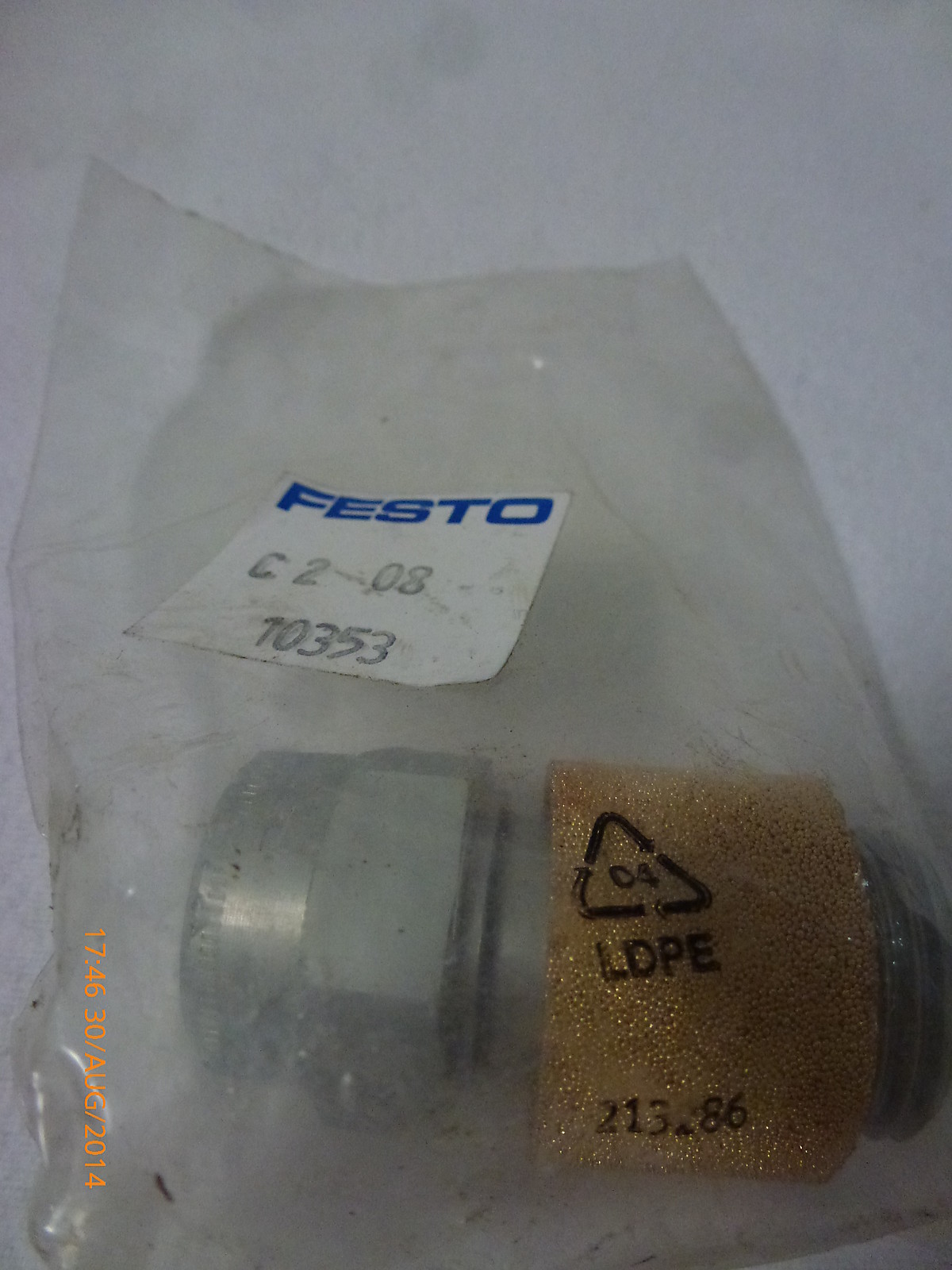 Festo GRE-1/2 Exhaust Air Flow Control Valve 10353 New