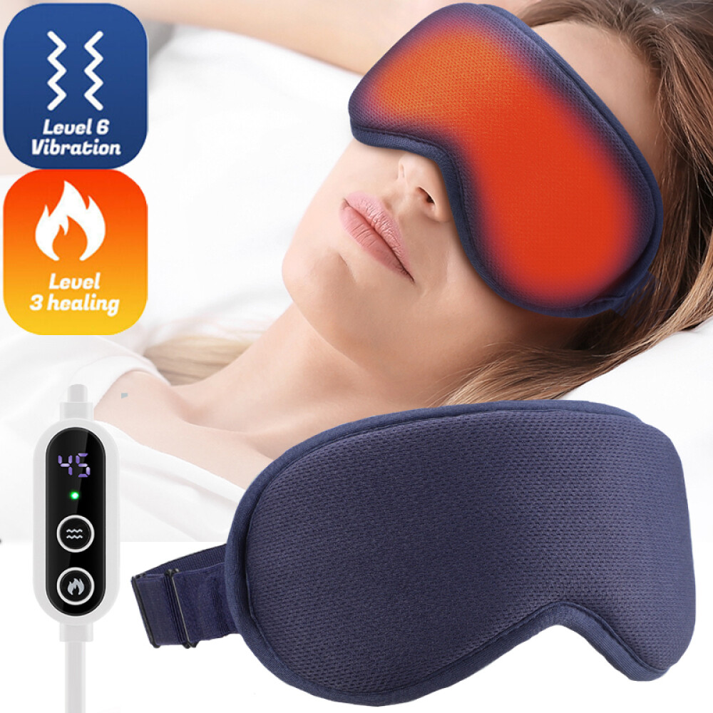 Heated Eye Mask for Dry Eyes and Blepharitis Relief - Soothing Warm Compress-image
