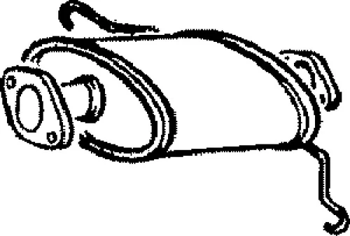 MAZDA 626 Mk II 626 Mk II Hatchback 1.6 2.0 1982-1987 Exhaust Centre Silencer - Picture 2 of 3