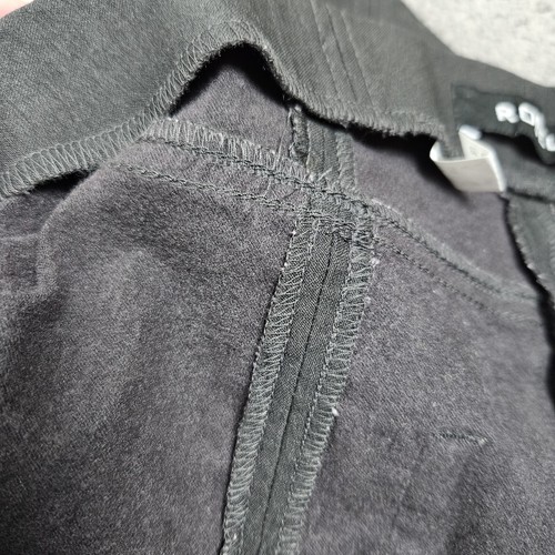 Robell Bella 09 Dark Grey Trousers Size 14 Fleece Lined Cropped Stretchy Pull On - Picture 12 of 12