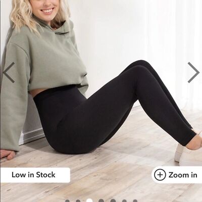 Empetua high waisted active shaping leggings black nwt size L