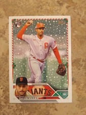 2023 Topps Holiday...David Villar #H161...RC...San Francisco Giants