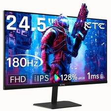 KTC 24.5'' Gaming Monitor 180Hz FHDFast IPS 1080P 1 ms 128 sRGB HDR10Freesyn...