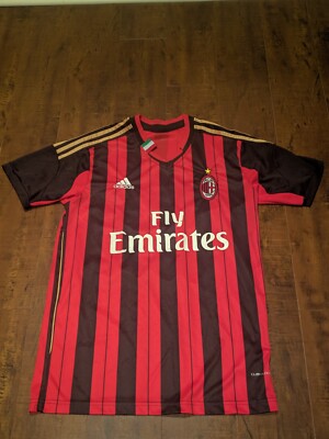 AC MILAN ADIDAS 2013/2014 KAKA #22 FOOTBALL SOCCER JERSEY Men's