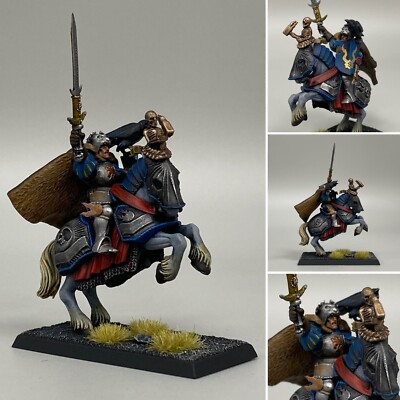 1 CONVERTED EMPIRE GENERAL GROSSMEISTER WARHAMMER THE OLD WORLD MOUNTED FANTASY