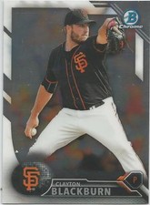 Clayton Blackburn San Francisco Giants 2016 Bowman Chrome Prospect