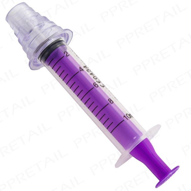 10ml Large Oral Fluid Medicine Syringe & Bottle Plug Baby/children